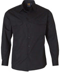 Australian Industrial Wear Work Wear Black / S COTTON work shirt WT02