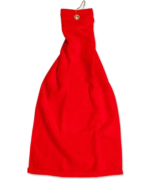 Australian Industrial Wear Work Wear Red / 38 x 65 cm GOLF TOWEL with ring & hook TW01A