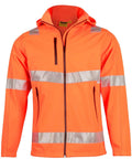 Australian Industrial Wear Work Wear Fluoro Orange / 2XS HI-VIS SAFETY JACKET-unisex sw30