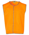 Australian Industrial Wear Work Wear Fluoro orange / S-M Hi-Vis SAFETY VEST SW02