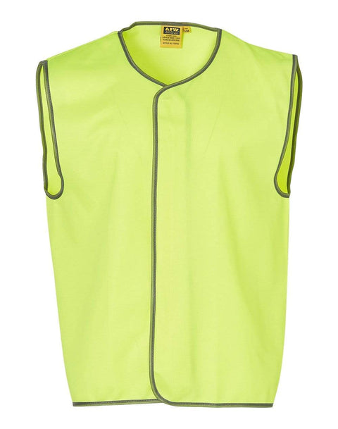 Australian Industrial Wear Work Wear Fluoro yellow / S-M Hi-Vis SAFETY VEST SW02