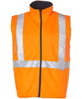 Australian Industrial Wear Work Wear Fluoro Orange/Navy / S Hi-Vis SAFETY VEST SW37