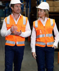 Australian Industrial Wear Work Wear Hi-Vis safety vest with ID pocket & 3M tape SW42