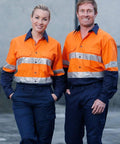Australian Industrial Wear Work Wear long sleeve SAFETY SHIRT SW69