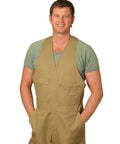 Australian Industrial Wear Work Wear Khaki / 87S Men's Action Back Overall-Stout WA02
