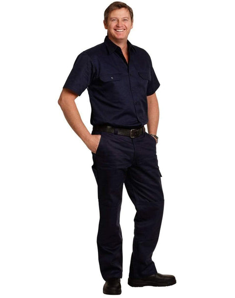 Australian Industrial Wear Work Wear MEN'S HEAVY COTTON DRILL CARGO PANTS WP03
