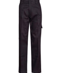 Australian Industrial Wear Work Wear Black / 77R Men's HEAVY COTTON DRILL CARGO PANTS WP03