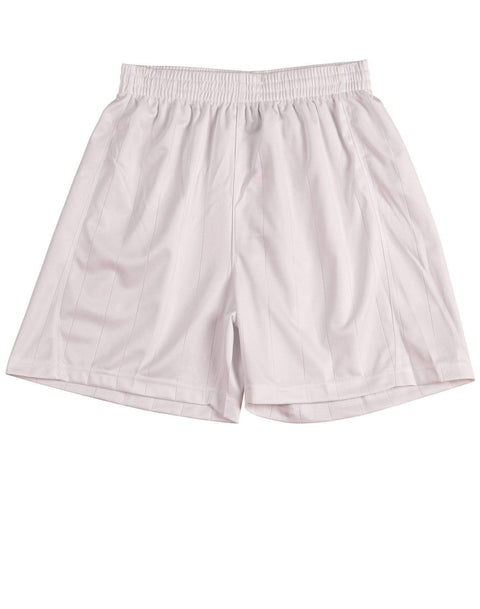 Benchmark Active Wear White / S SHOOT SOCCER SHORTS Adult SS25