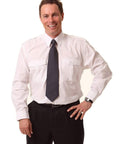 Benchmark Corporate Wear BENCHMARK Epaulette Long Sleeve BS06L