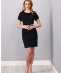 Benchmark Corporate Wear BENCHMARK Ladies’ Poly/Viscose Stretch, Short Sleeve Dress M9282