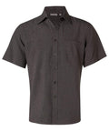 Benchmark Corporate Wear Charcoal / 38 BENCHMARK Men's CoolDry Short Sleeve Shirt M7600S