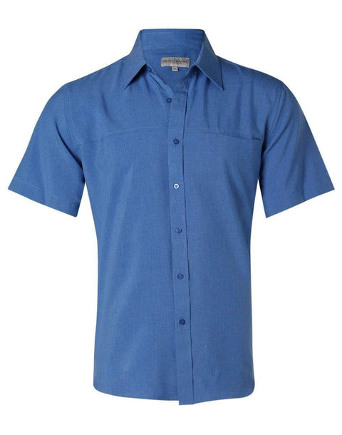 Benchmark Corporate Wear Royal / 38 BENCHMARK Men's CoolDry Short Sleeve Shirt M7600S