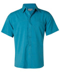 Benchmark Corporate Wear Teal / 38 BENCHMARK Men's CoolDry Short Sleeve Shirt M7600S