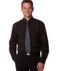 Benchmark Corporate Wear BENCHMARK Men's Cotton/Poly Stretch Long Sheeve Shirt M7020L