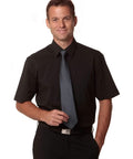Benchmark Corporate Wear BENCHMARK Men's Cotton/Poly Stretch Short Sleeve Shirt M7020S