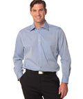 Benchmark Corporate Wear BENCHMARK Men's Fine Chambray Long Sleeve Shirt M7012
