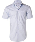 Benchmark Corporate Wear Blue / 40 BENCHMARK Men's Fine Twill Short Sleeve Shirt M7030S