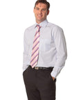 Benchmark Corporate Wear BENCHMARK Men’s Mini Check Premium cotton long sleeve shirt M7362