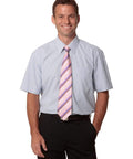 Benchmark Corporate Wear BENCHMARK Men's Mini Check Short Sleeve Shirt M7360S