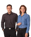 Benchmark Corporate Wear BENCHMARK Men's Nano ™ Tech Long Sleeve Shirt M7002