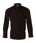 Benchmark Corporate Wear Black / 38 BENCHMARK Men's Nano ™ Tech Long Sleeve Shirt M7002