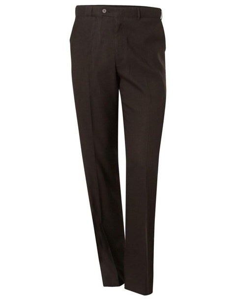 Benchmark Corporate Wear Charcoal / 77 BENCHMARK Men's Poly/Viscose Stretch Pants Flexi Waist M9330