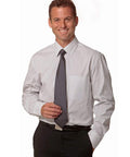 Benchmark Corporate Wear BENCHMARK Men's Ticking Stripe Short Sleeve Shirt M7200S