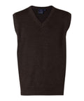 Benchmark Corporate Wear Charcoal / S BENCHMARK Men's V-Neck Knit vest WJ02