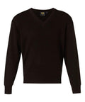 Benchmark Corporate Wear Black / S BENCHMARK V Neck Wool/Acrylic Knit Jumper WJ01