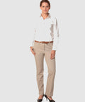 Benchmark Corporate Wear Sandstone / 6 BENCHMARK Women's Chino Pants M9460