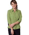 Benchmark Corporate Wear BENCHMARK Women's CoolDry 3/4 Sleeve Shirt M8600Q