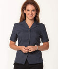 Benchmark Corporate Wear Denim / 6 BENCHMARK Women's CoolDry Short Sleeve Overblouse