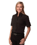 Benchmark Corporate Wear BENCHMARK Women's Cotton/Poly Stretch Sleeve Shirt M8020S