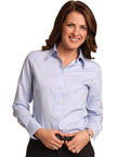 Benchmark Corporate Wear BENCHMARK Women's CVC Oxford Long Sleeve Shirt M8040