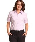 Benchmark Corporate Wear BENCHMARK Women's CVC Oxford Short Sleeve Shirt M8040S