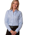 Benchmark Corporate Wear BENCHMARK Women's Fine Twill Long Sleeve Shirt M8030L