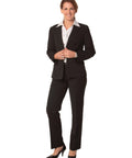 Benchmark Corporate Wear BENCHMARK Women's Poly/Viscose Stretch Stripe Low Rise Pants M9430