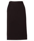 Benchmark Corporate Wear Navy / 6 BENCHMARK Women's Poly/Viscose Stretch Twill Flexi Waist A-line Utility Lined Skirt M9478