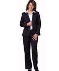 Benchmark Corporate Wear BENCHMARK Women's Poly/Viscose Stretch Two Buttons Mid Length Jacket M9206