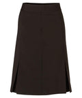 Benchmark Corporate Wear Charcoal / 6 BENCHMARK Women's Wool Blend Strecth Pleated SKirt M9473