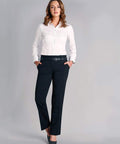 Benchmark Corporate Wear BENCHMARK Women's Wool Blend Stretch Low Rise Pants M9410