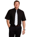 Benchmark Corporate Wear BENCHMARKMen's Poplin Short Sleeve Business Shirt BS01S