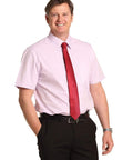 Benchmark Corporate Wear Men's CVC Oxford Short Sleeve Shirt M7040S