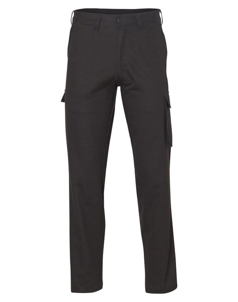 Benchmark Work Wear Black / 87S MEN'S HEAVY COTTON PRE-SHRUNK DRILL PANTS Stout Size WP08