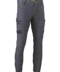Bisley Workwear Work Wear Charcoal / 77 R Bisley FLEX AND MOVE™ STRETCH CARGO CUFFED PANTS BPC6334