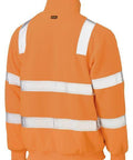 Bisley Workwear Work Wear Bisley TAPED HI VIS RAIL POLAR FLEECE JUMPER BK6816T