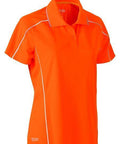 Bisley Workwear Work Wear Orange / 6 Bisley WOMENS COOL MESH POLO SHIRT BKL1425