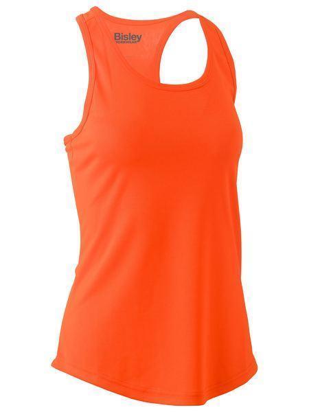 Bisley Workwear Work Wear Orange / 6 Bisley WOMENS RACER BACK SINGLET BKL0439