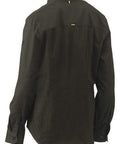 Bisley Workwear Work Wear Bisley WOMENS STRETCH V-NECK CLOSED FRONT SHIRT BLC6063