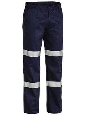 Bisley Workwear Work Wear NAVY (BPCT) / 77R BISLEY WORKWEAR 3M TAPED BIOMOTION COTTON DRILL WORK PANT BP6003T